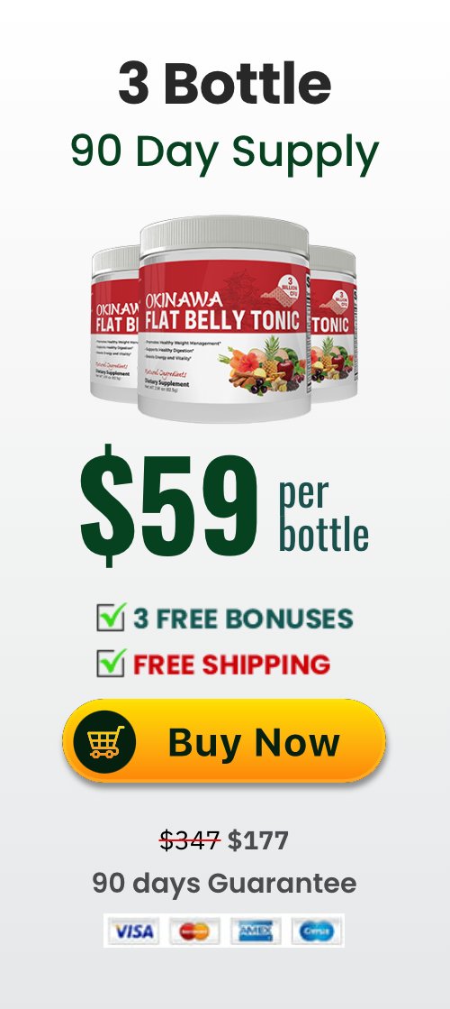 Okinawa Flat Belly Tonic - 3 Bottles